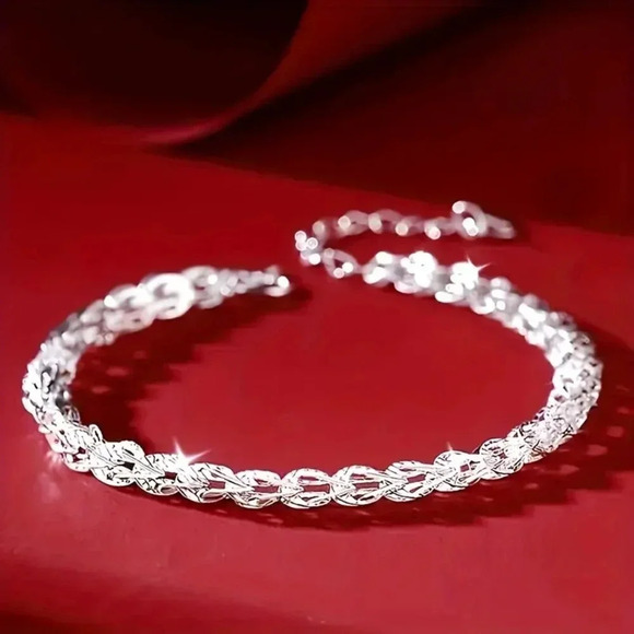 Jewelry - NIP - Sterling Silver Phoenix Tail Bracelet Chain